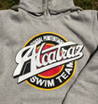 Hype Streetwear Vintage Alcatraz Swim Team Pullover Hoody Travis Style