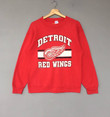 Nhl Red Wing Vintage Vintage Detroit Red Wings Pullover Jumper