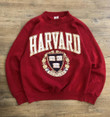 Harvard Made In Usa Vintage Vtg 90s Harvard Crewneck