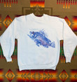 American Vintage Made In Usa Vintage Vintage 1980s Sitka Alaska Fish Fishing Raglan Swe
