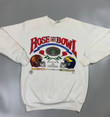 American College Made In Usa Vintage Vintage 80s Rose Bowl Usc Vs Michigan Puff Crew