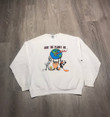 Vintage Crazy Rare Looney Tunes Save The Earth Swestshirt