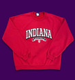 American Vintage Vintage Indiana University College Basketball Crewneck