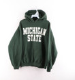 Vintage Vintage Michigan State University Spell Out Faded