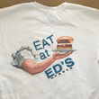 Hanes Beefy T Shirt Denver Ed Debevic's Eat At Ed’s double sided