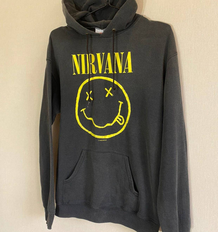 Nirvana Rock Band Vintage Rare Vintage Nirvana Smile Old School Rock 90s