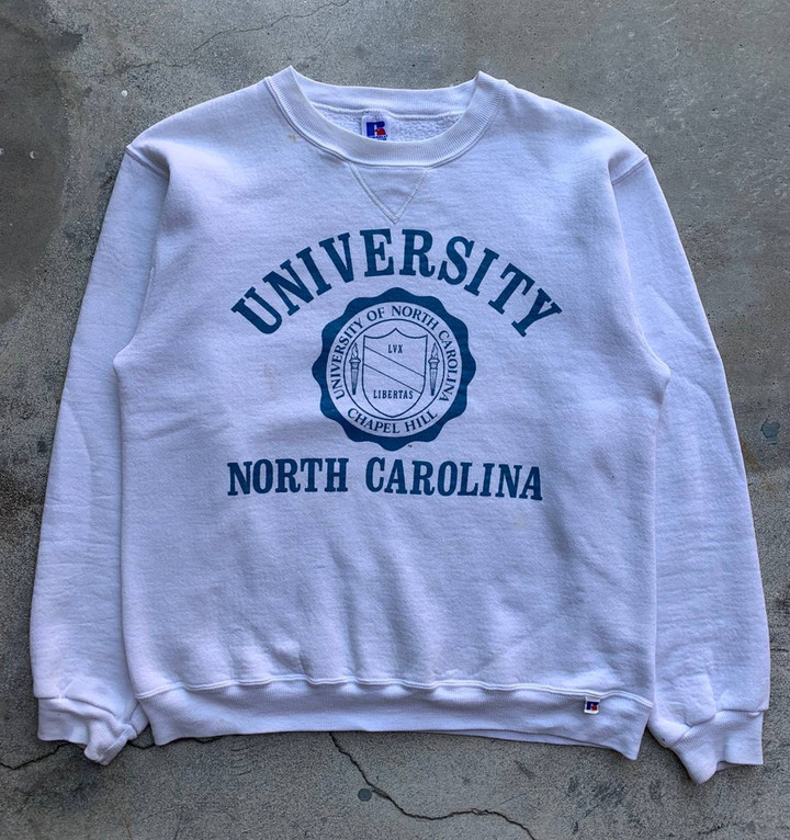 Made In Usa Russell Athletic Vintage university Of North Carolina Russell