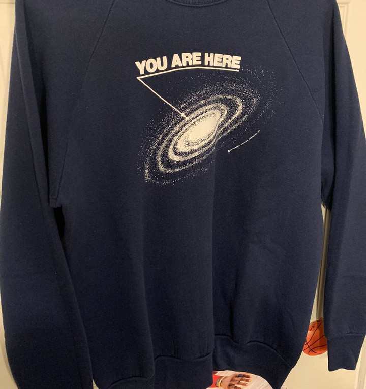 Vintage 1981 You Are Here Galaxy
