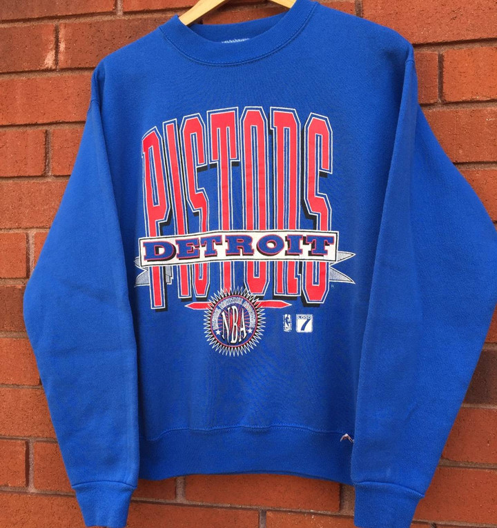 Nba Vintage Vintage 90s Detroit Pistons Nba Crewneck