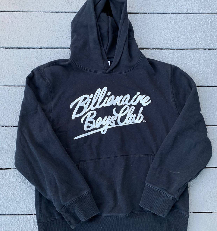 Billionaire Club Streetwear Vintage Billionaire Club Script Spell Out Logo Hoodi