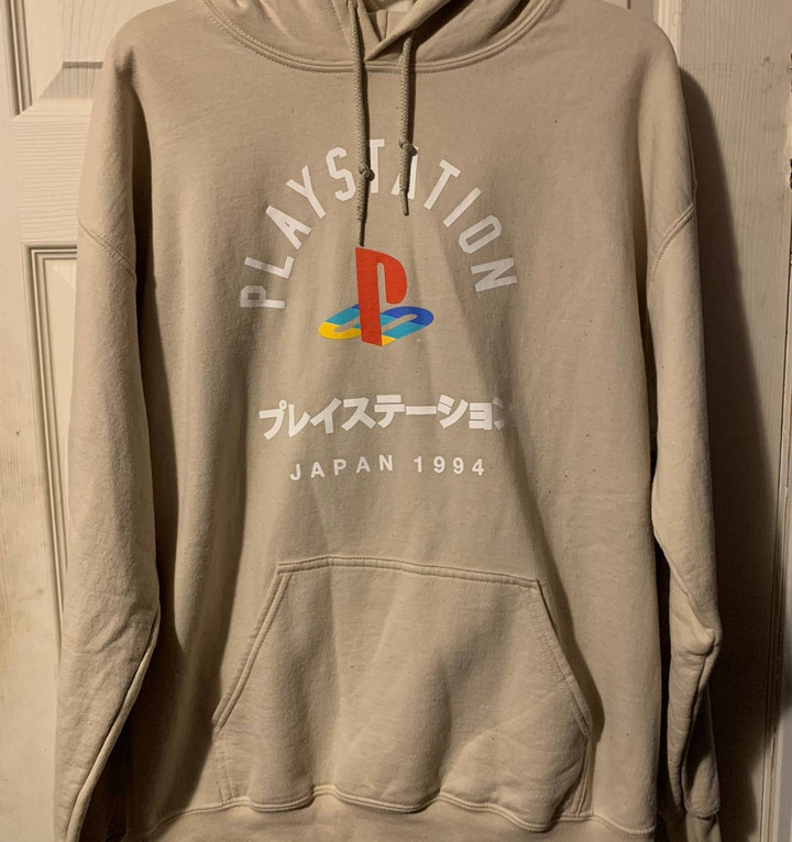 Japanese Brand Playstation Vintage Playstation 1994 Japanese Text Pullover