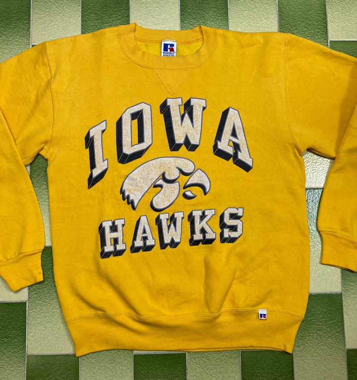 Russell Athletic Vintage Vintage 90s Iowa Hawkeyes The Hawkeyes Pullover