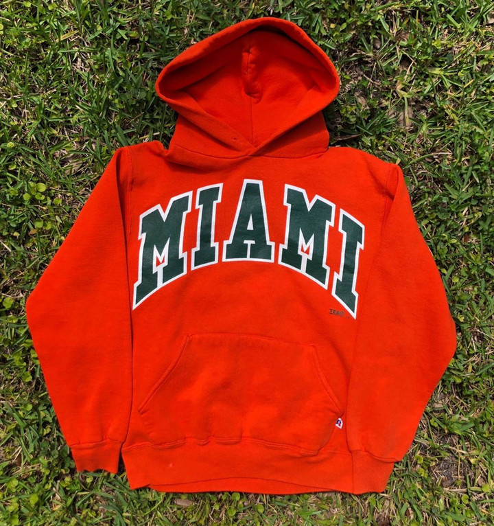 Russell Athletic Vintage Vintage 90s Miami Hurricanes Varsity Made In Usa