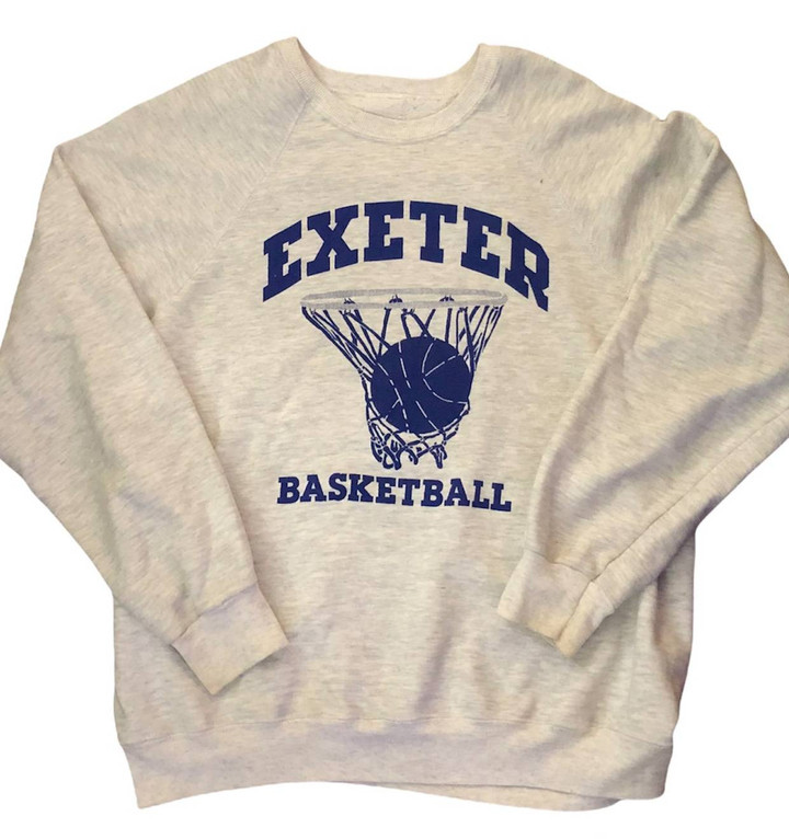 Vintage Vintage Exeter Basketball Collegiate Crewneck