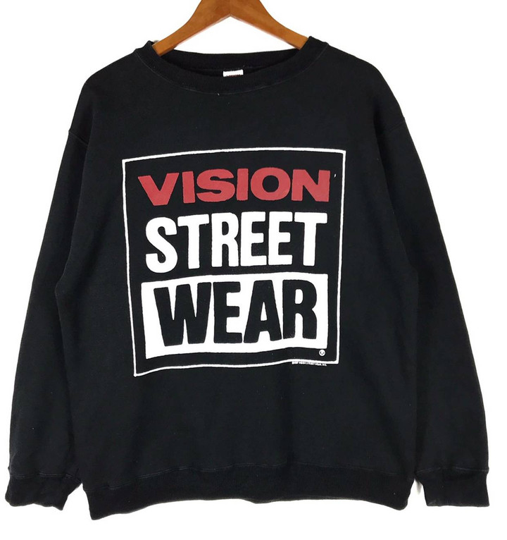 Vintage Vision Streetwear Vision Street Wear Big Logo 1987 Inc Made In Usa