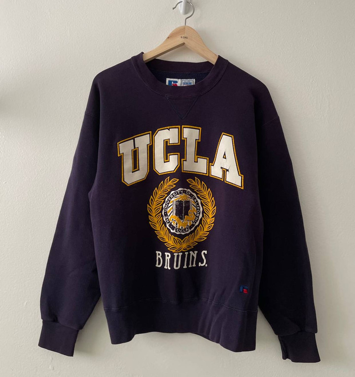 American College American Vintage Vintage Vintage 1970s Purple Ucla Bruins Pullover Sweats