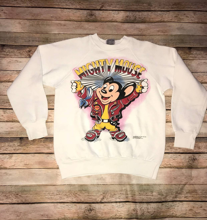 Cartoon Network Movie Vintage Rare Vintage 1994 Hip Hop Mighty Mouse Viacom By Collegewear