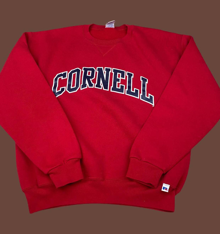Collegiate Russell Athletic Vintage Vintage Cornell University Crewneck