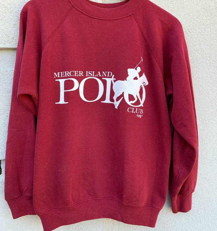 Made In Usa Vintage Vintage 1980s Mercer Island Polo Club Graphic
