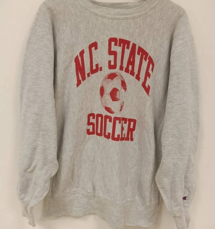 Champion Made In Usa Vintage Vintage 90s Champion Reverse Weave Nc State Soccer