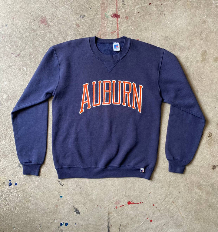 Russell Athletic Vintage Vintage Auburn Russell Athletic Crewneck Made In Usa