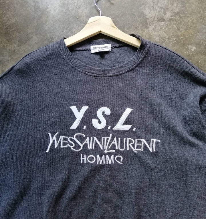 Vintage Ysl Pour Homme Yves Saint Laurent Vintage Yves Saint Lauren S Big Logo E