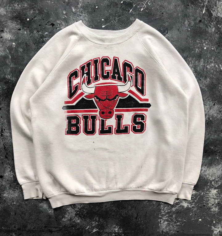 Chicago Bulls Nba Vintage Vintage 90s Chicago Bulls Nba Crewneck