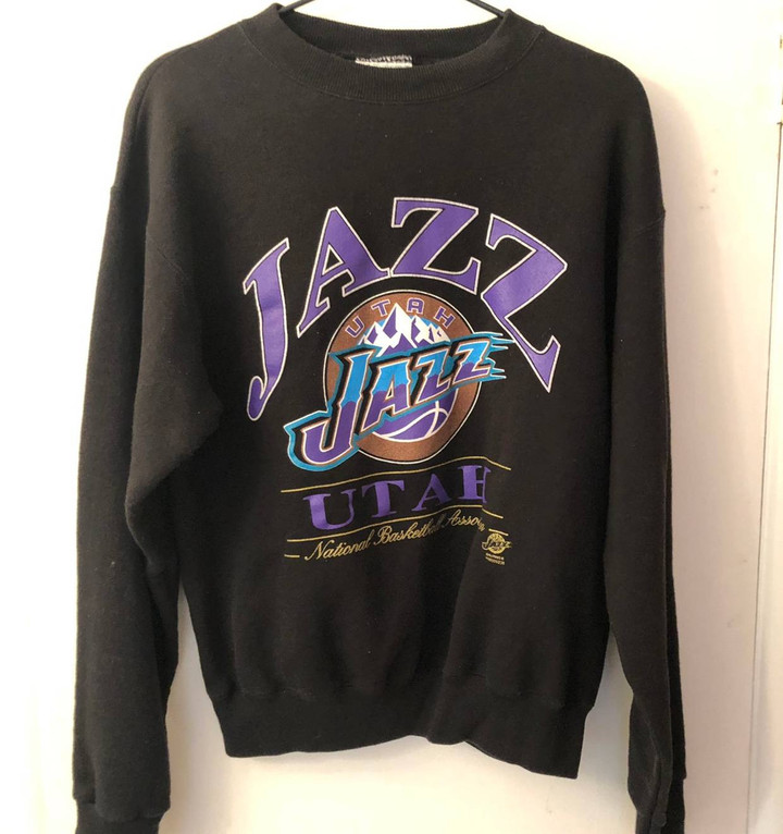 Sportswear Streetwear Vintage Final Pricevintage Utah Jazz Basketball Crewneck