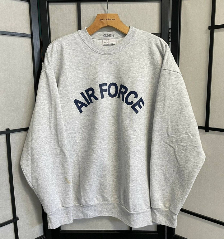 Us Air Force Vintage Vintage Air Force Spell Out Pullover