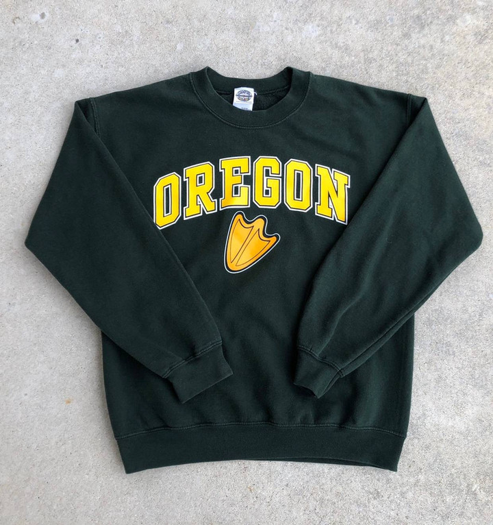 Collegiate Vintage Vintage 2000s University Of Oregon Ducks Crewneck Sweater