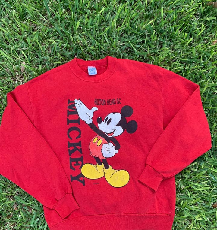 Mickey Mouse Vintage Vintage 80s Mickey Mouse Sweater