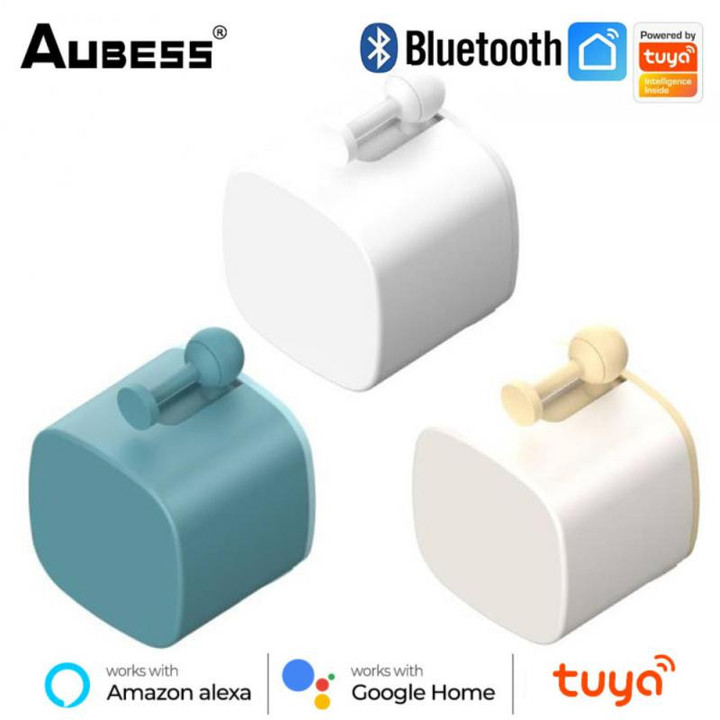 Bouton de commutation intelligent Tuya, Bluetooth, sans fil, commande vocale, fonctionne avec Alexa et Google Home