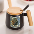 Hyacinth Coffee Mug - Black