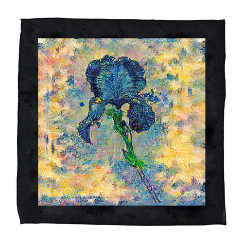 Iris Flowers Hand Towel