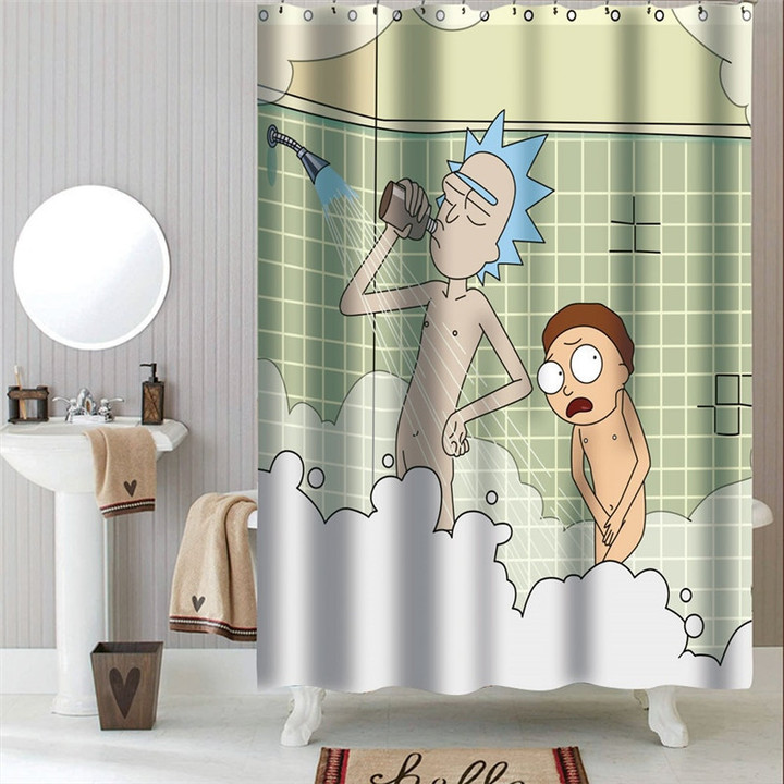 New Cartoon Super Shower Curtain Bathroom Waterproof Shower Curtain Sugar Skull Fabric Shower Curtain Waterproof Curtains