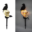 Solar Skull Raven Halloween Light