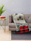 White Terrier Scottish Blanket