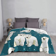 Polar Bear Soft Blanket Warm