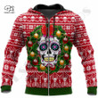 Christmas Skull Santa Unique Unisex Streetwear Casual Hoodies/Zip/Sweatshirt