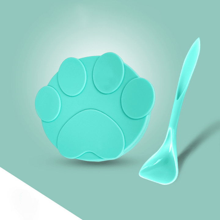 Paw Shaped Pet Canned Food Sealer And Spoon