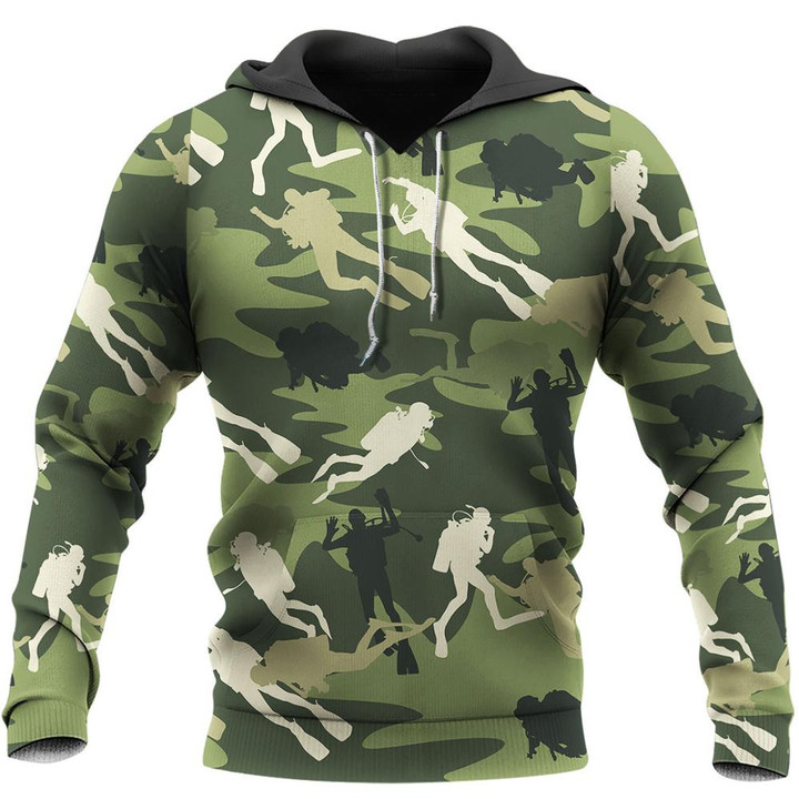Fashion Mens hoodies 3D printed Scuba Diving Art Sweatshirt Hoodie Autumn Streetwear Unisex Casual Tracksuit