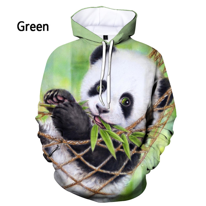 Panda 3D Printed Hoodie