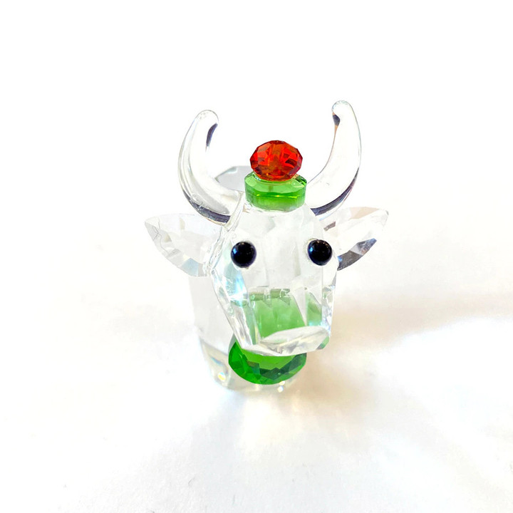 Crystal Cow Figurines