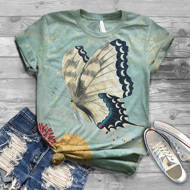 Butterfly Print Tshirt