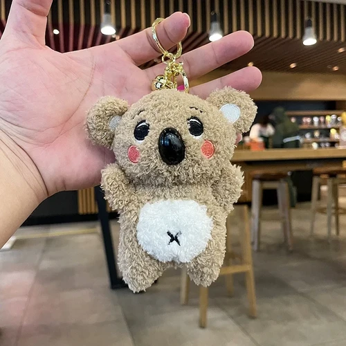 Cute Plush Koala Keychain