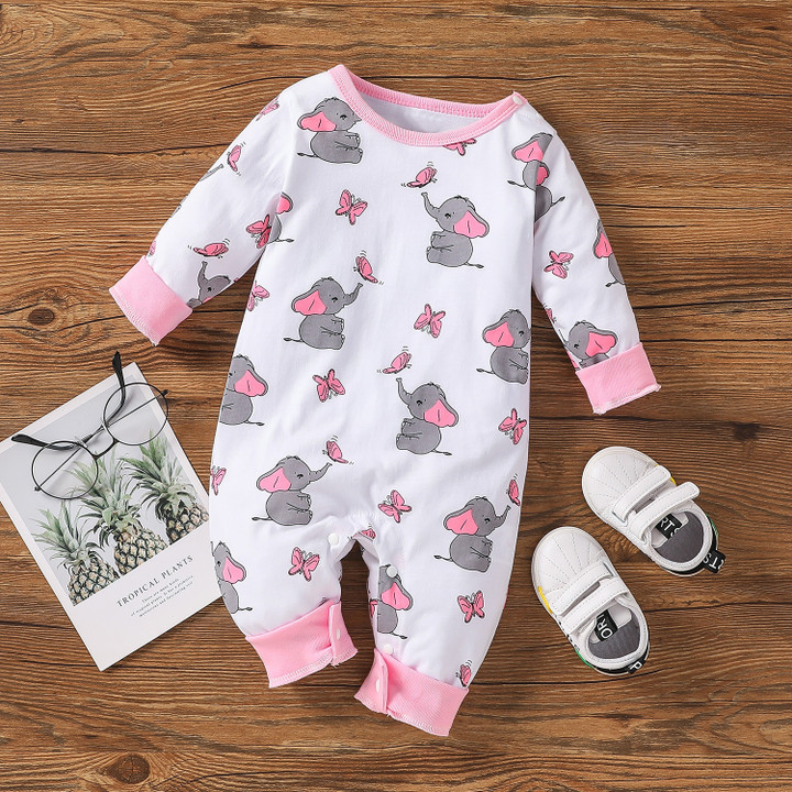 Baby Boy And Girl Koala Print Jumpsuit