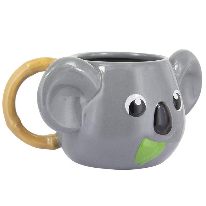Painted Ceramic Koala Mug Ceramic Mug Personality Animal 3D Koala Mug Coffee Cup Set Coffee Mug
