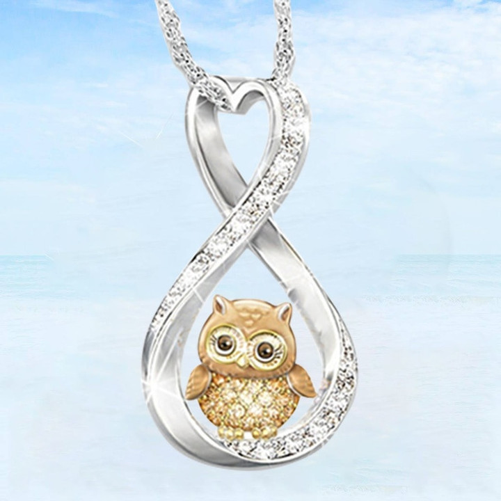 Owl Necklace Charm Women's Necklace