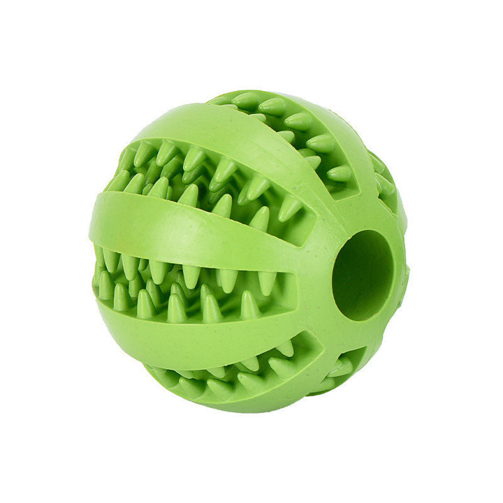 Interactive Treats Rubber Teeth Cleaning Ball Toy