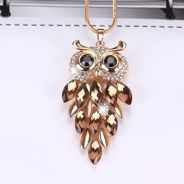 Owl Pendant Necklace For Women